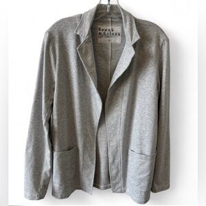 Frank & Eileen Dublin Blazer Jacket Womens Small Gray Heather Preppy Minimalist